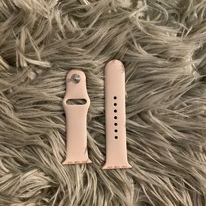 light pink apple watch band smaller size